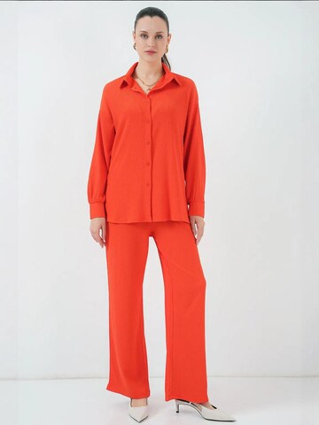 Bigdart - Calças de fato em laranja: frente