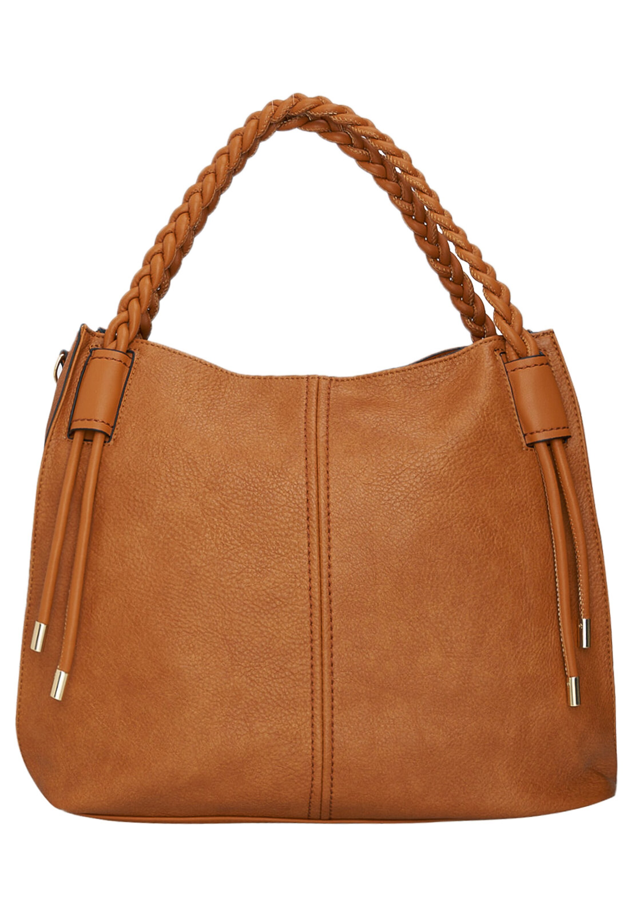 HARPA Shoulder Bag 'Lettie' in Brown: front