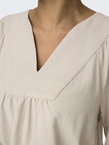 ONLY Bluse 'ONLCaro' i beige