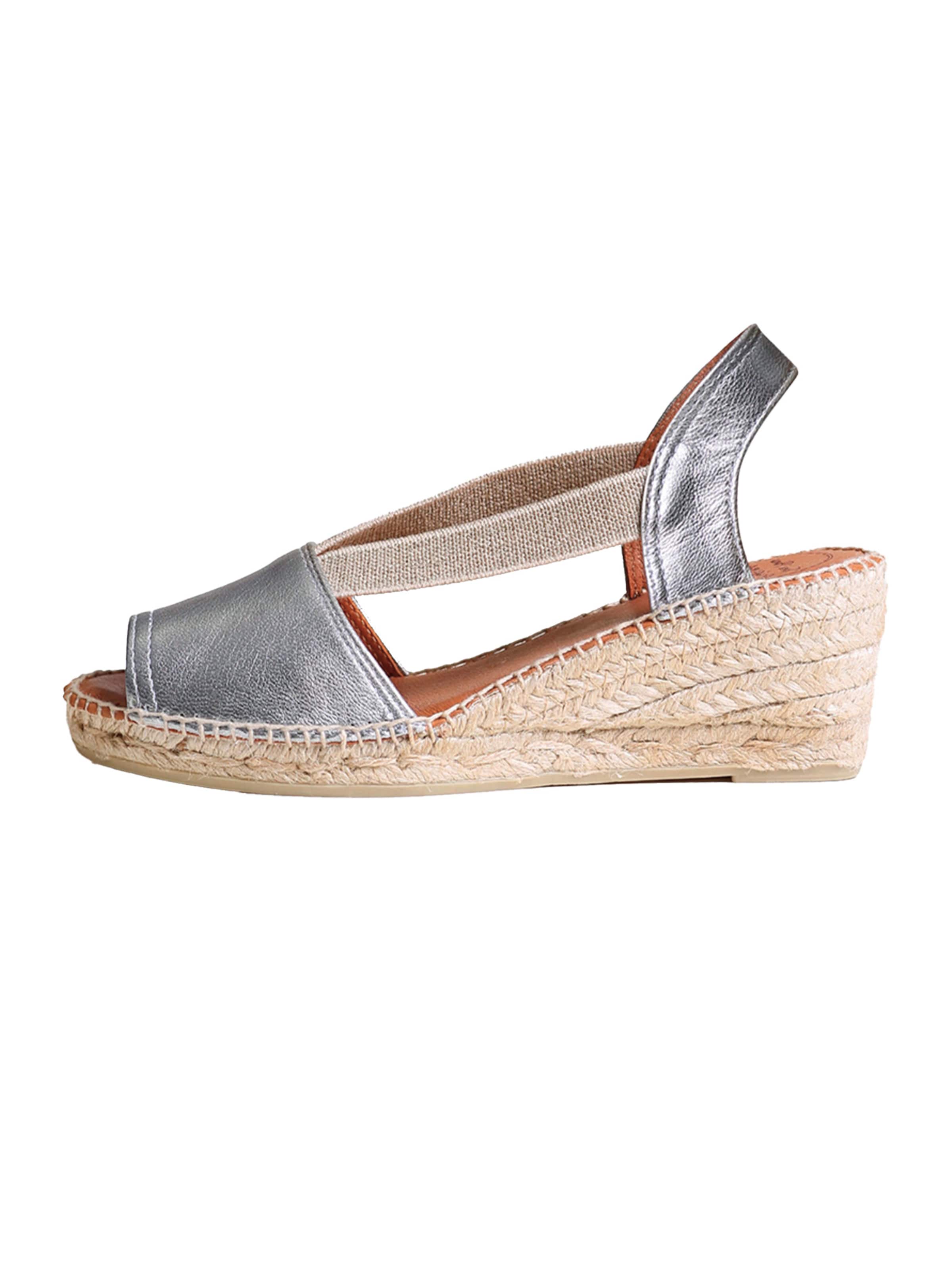 Toni Pons Espadrilles in Zilver: voorkant