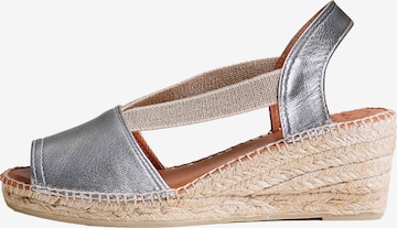 sidabrinė Toni Pons Espadrilės: priekis