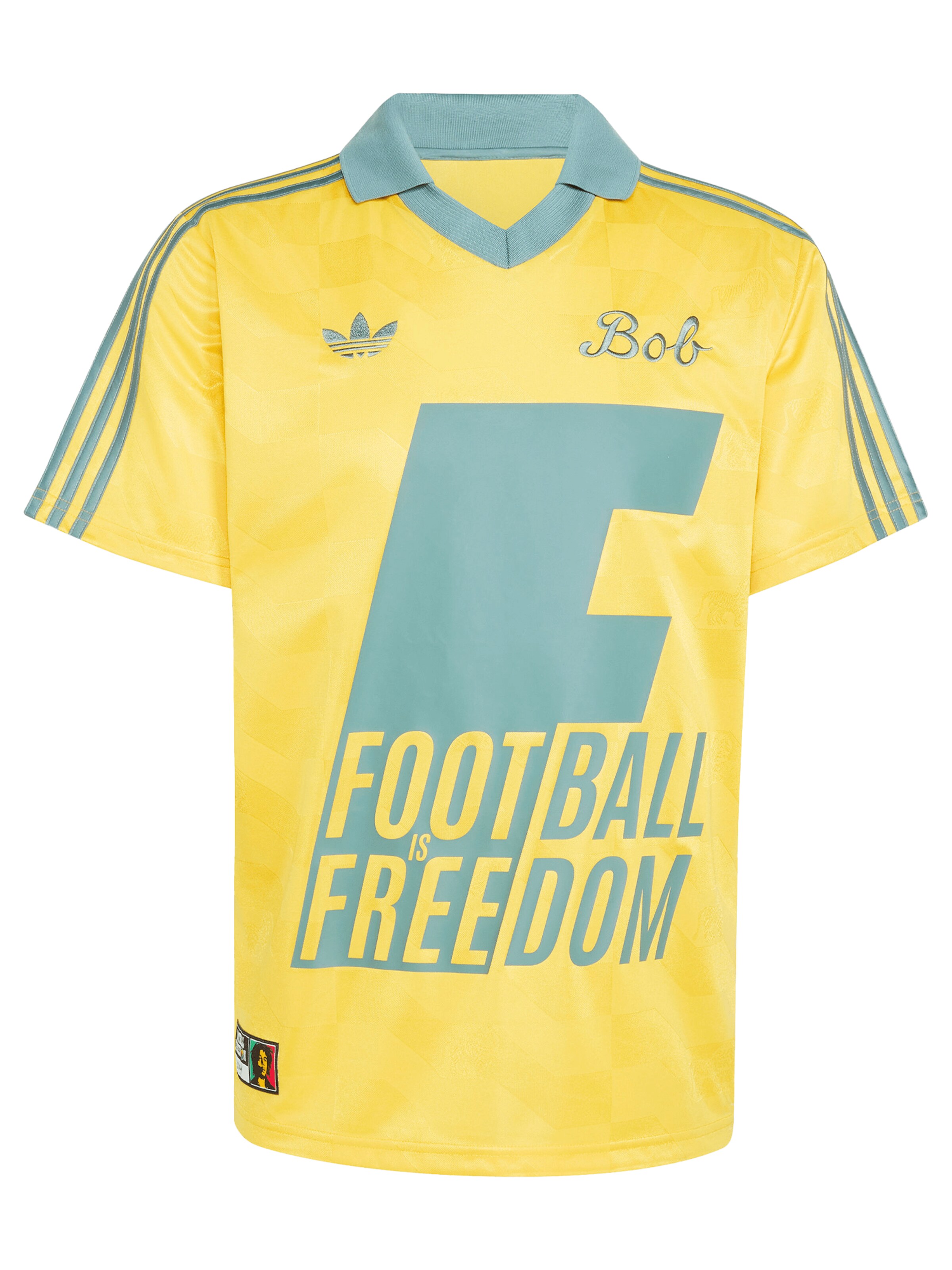 ADIDAS ORIGINALS Jersey in Yellow: front