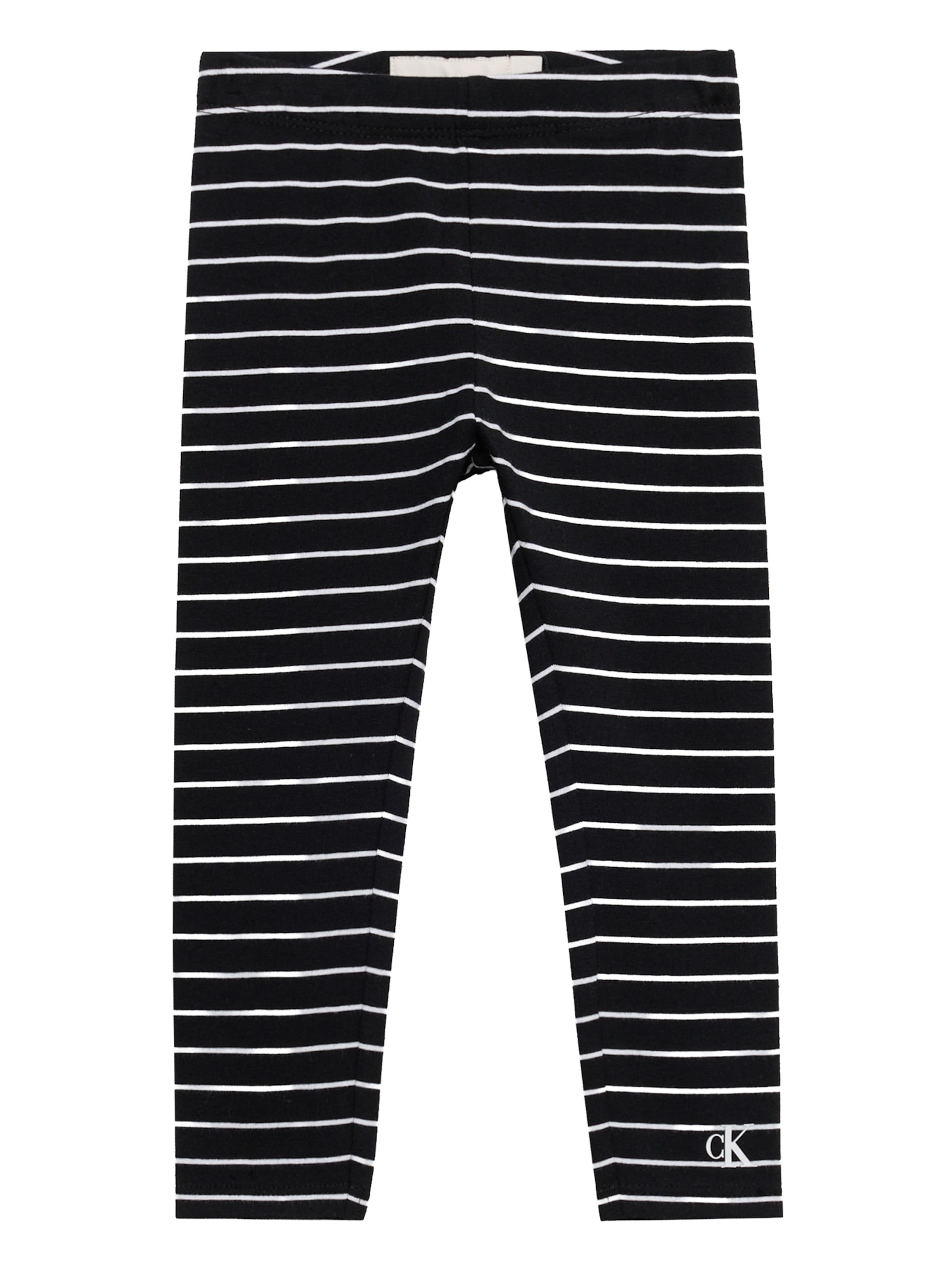 Calvin Klein Jeans Скинни Леггинсы в Черный: спереди