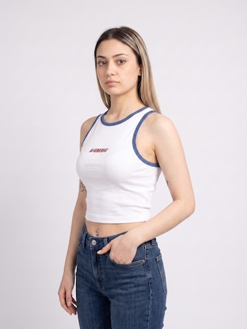 VANS Top 'RETRO' w kolorze biały