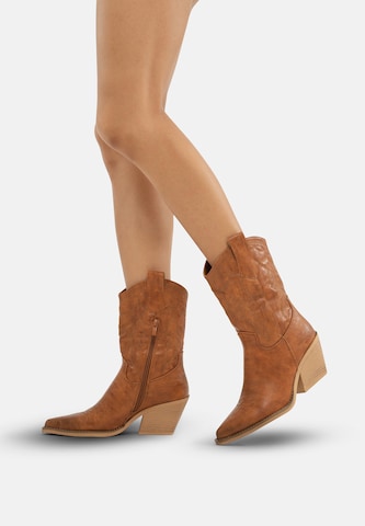 Salinyang Cowboylaarzen in Bruin