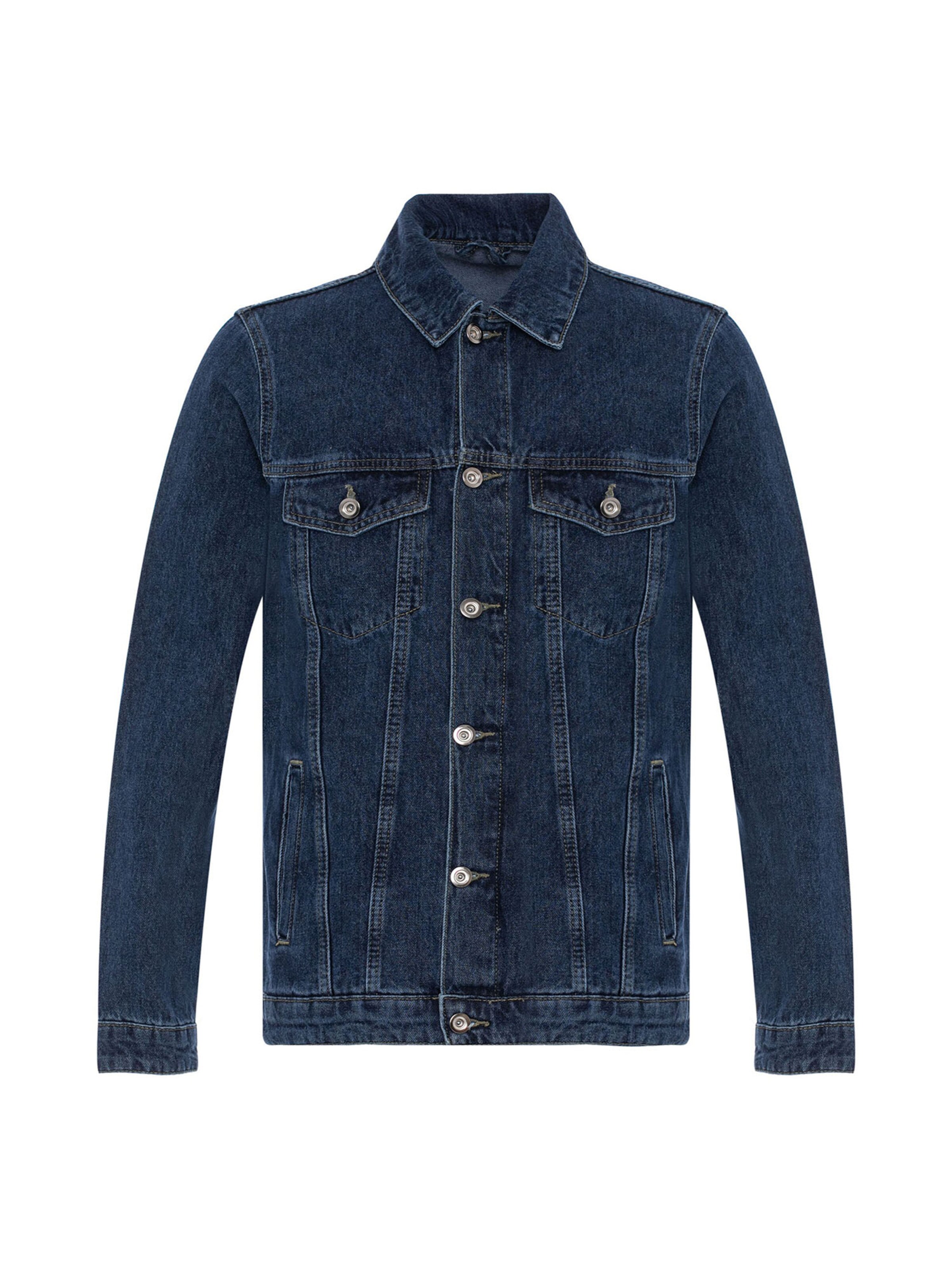 Daniel Hills Övergångsjacka i blå: framsida