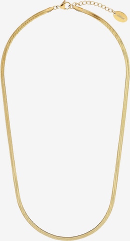 s.Oliver Necklace in Gold: front