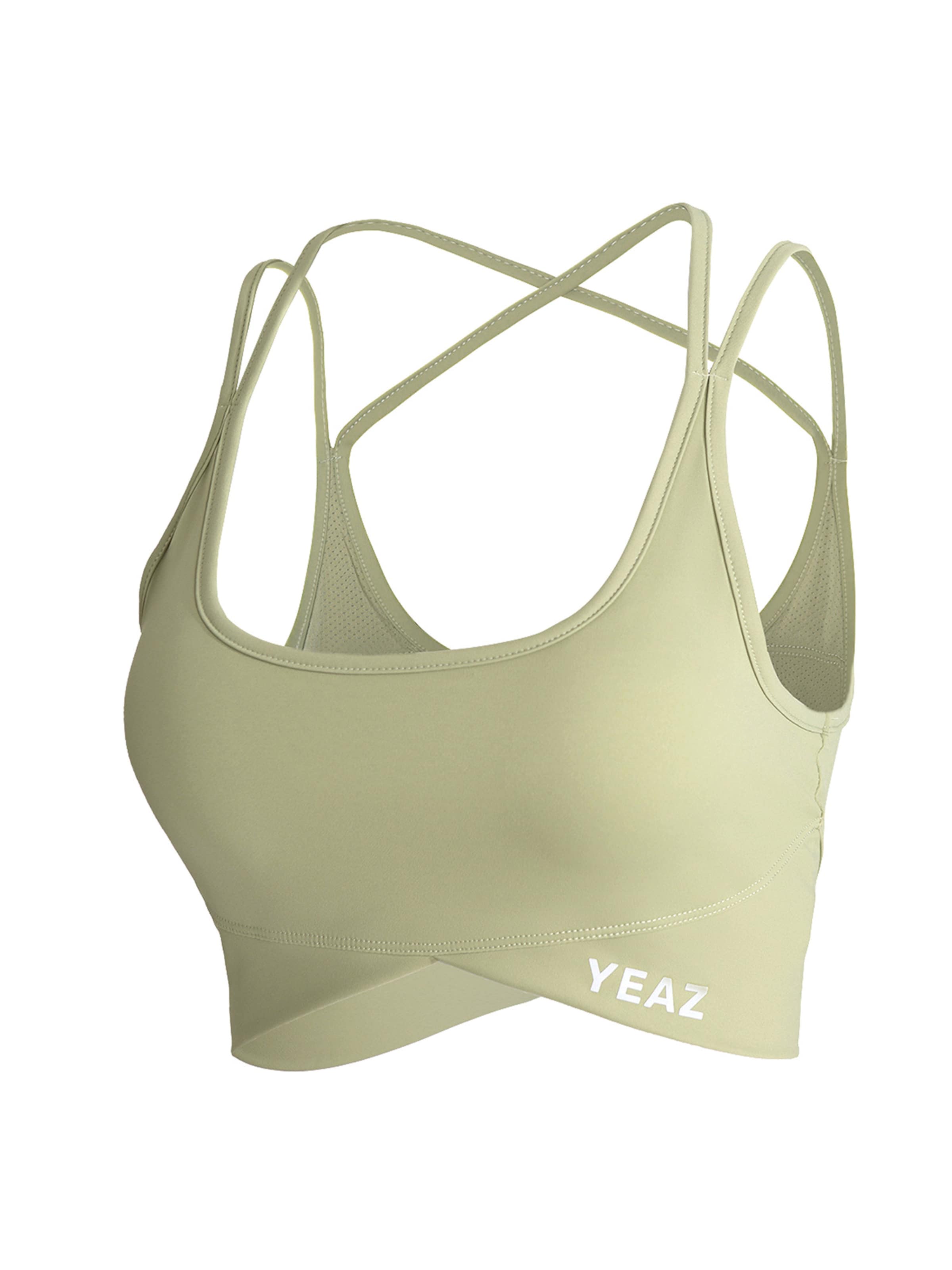 YEAZ Спортивный топ 'Classy' в Зеленый