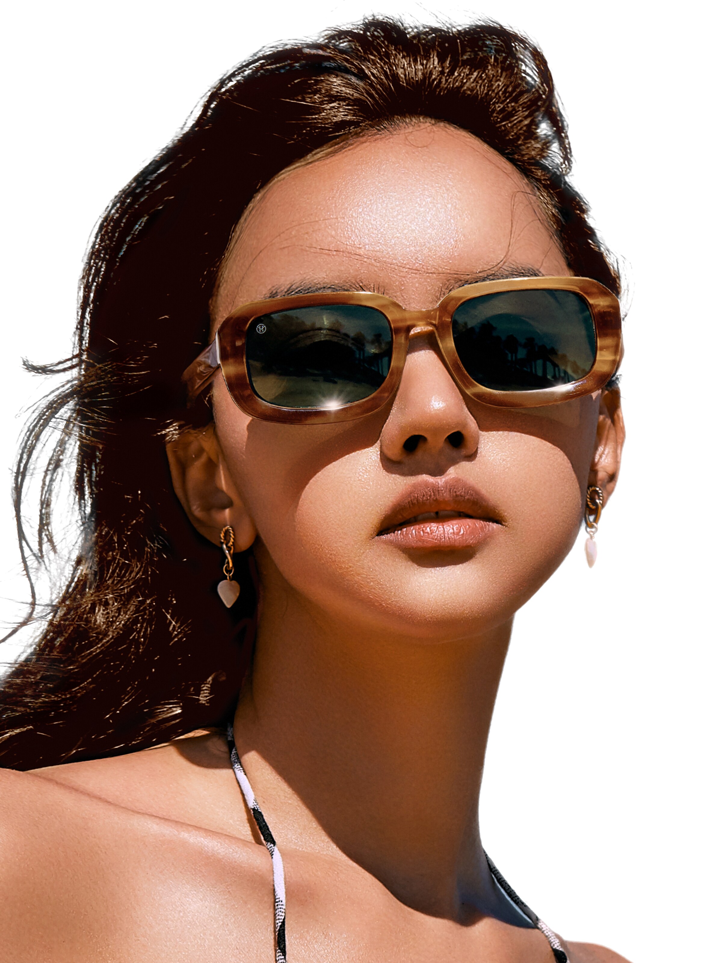 Victoria Hyde Sunglasses 'Nathan' in Brown: front