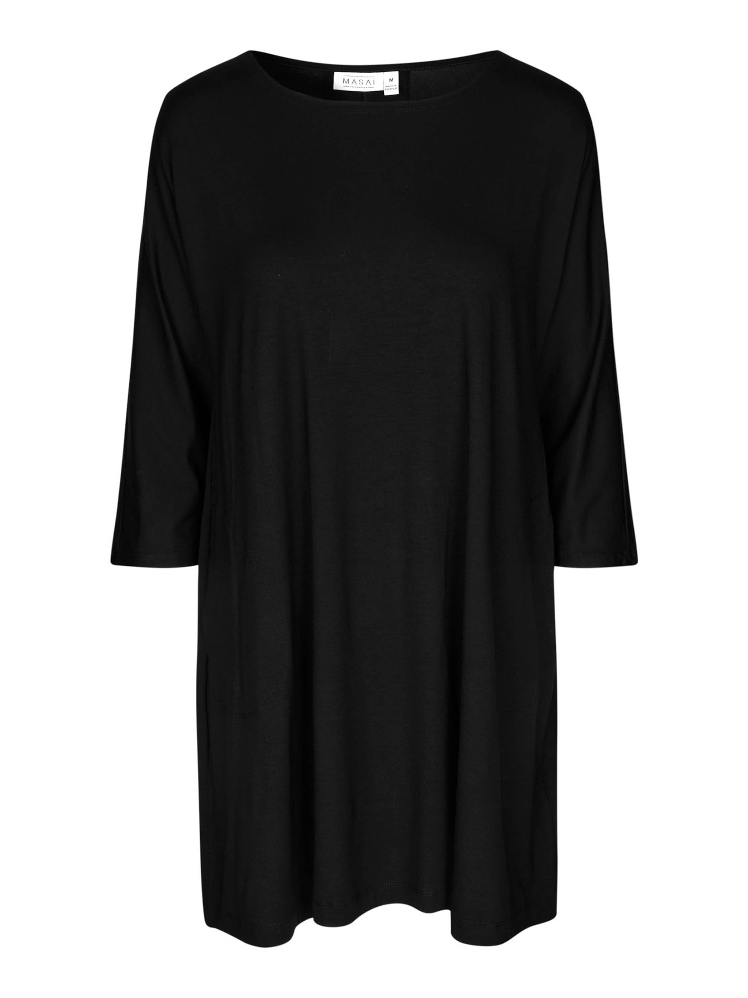Masai Jurk 'Gertine' in Zwart: voorkant