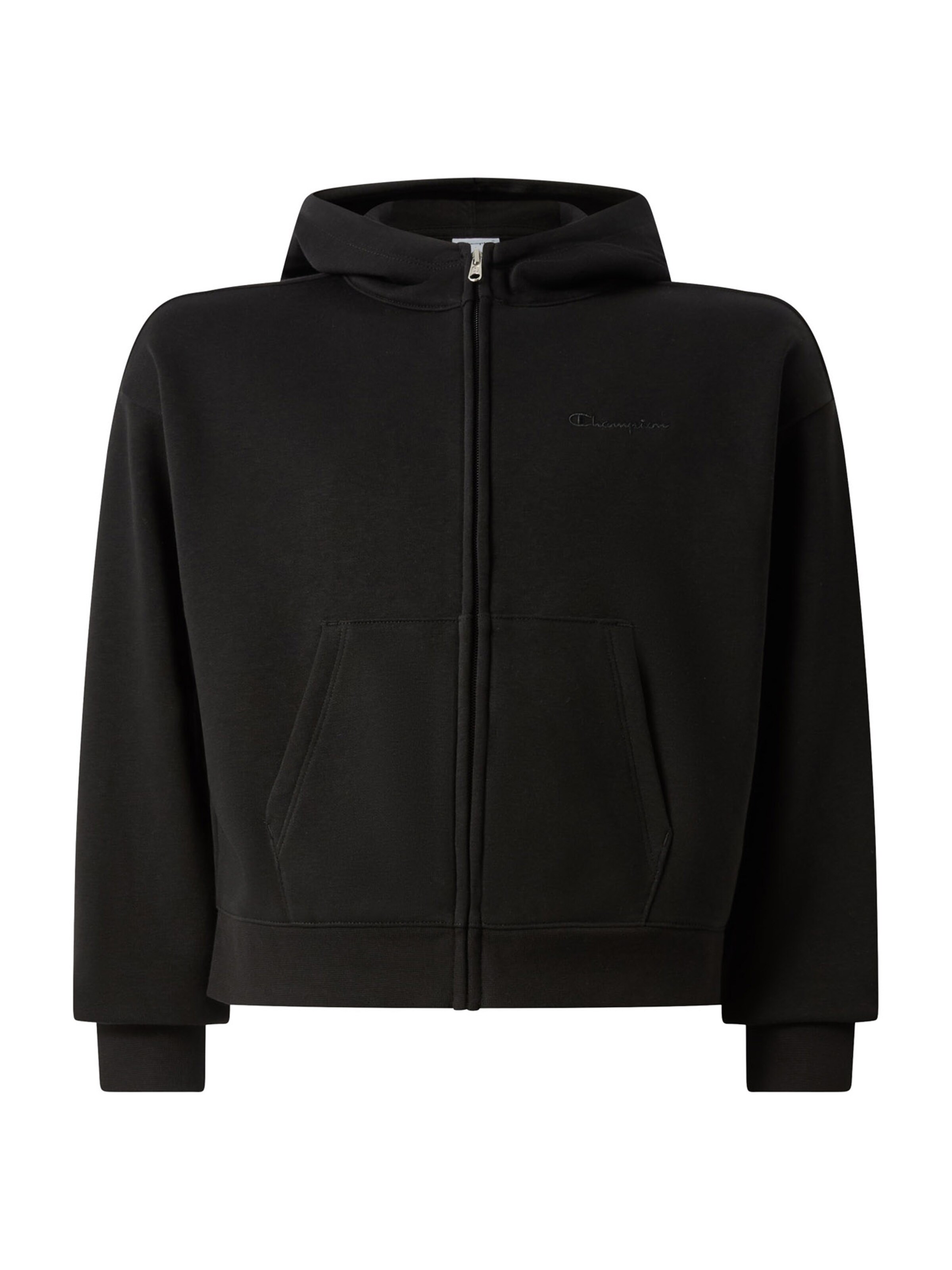 Veste de survêtement Champion en noir : devant