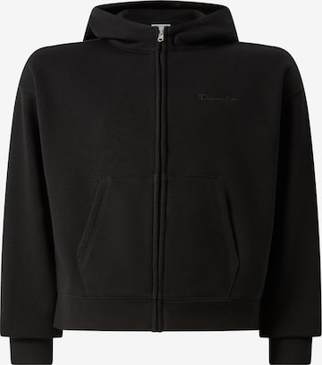 Veste de survêtement Champion en noir : devant