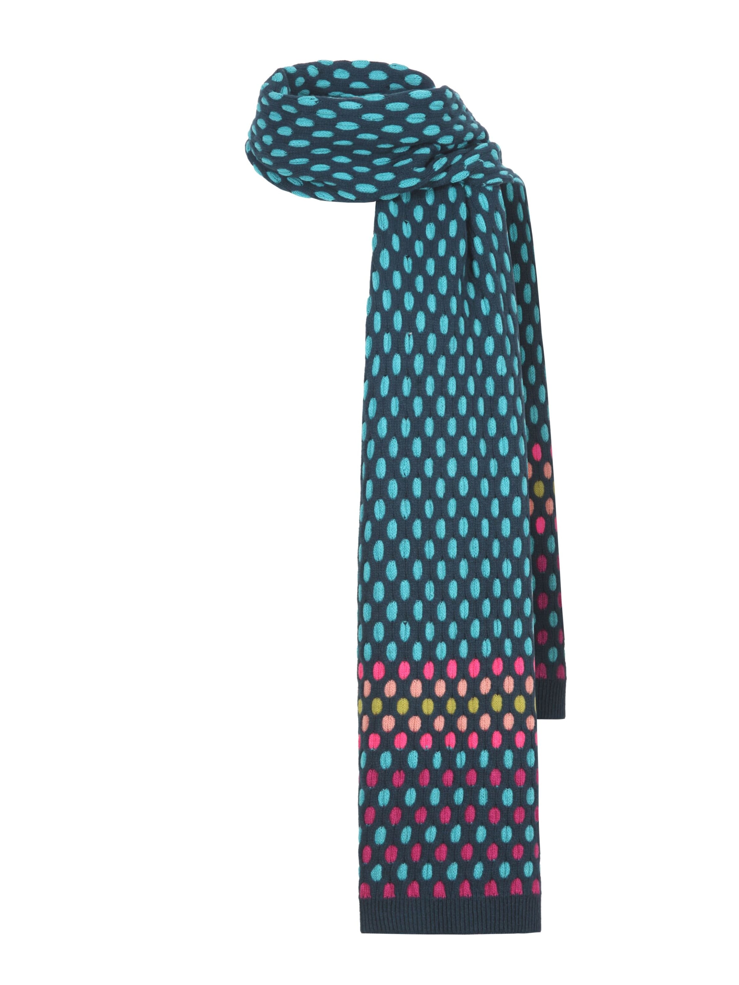 IVKO Woman Schal in Blau: Vorderseite