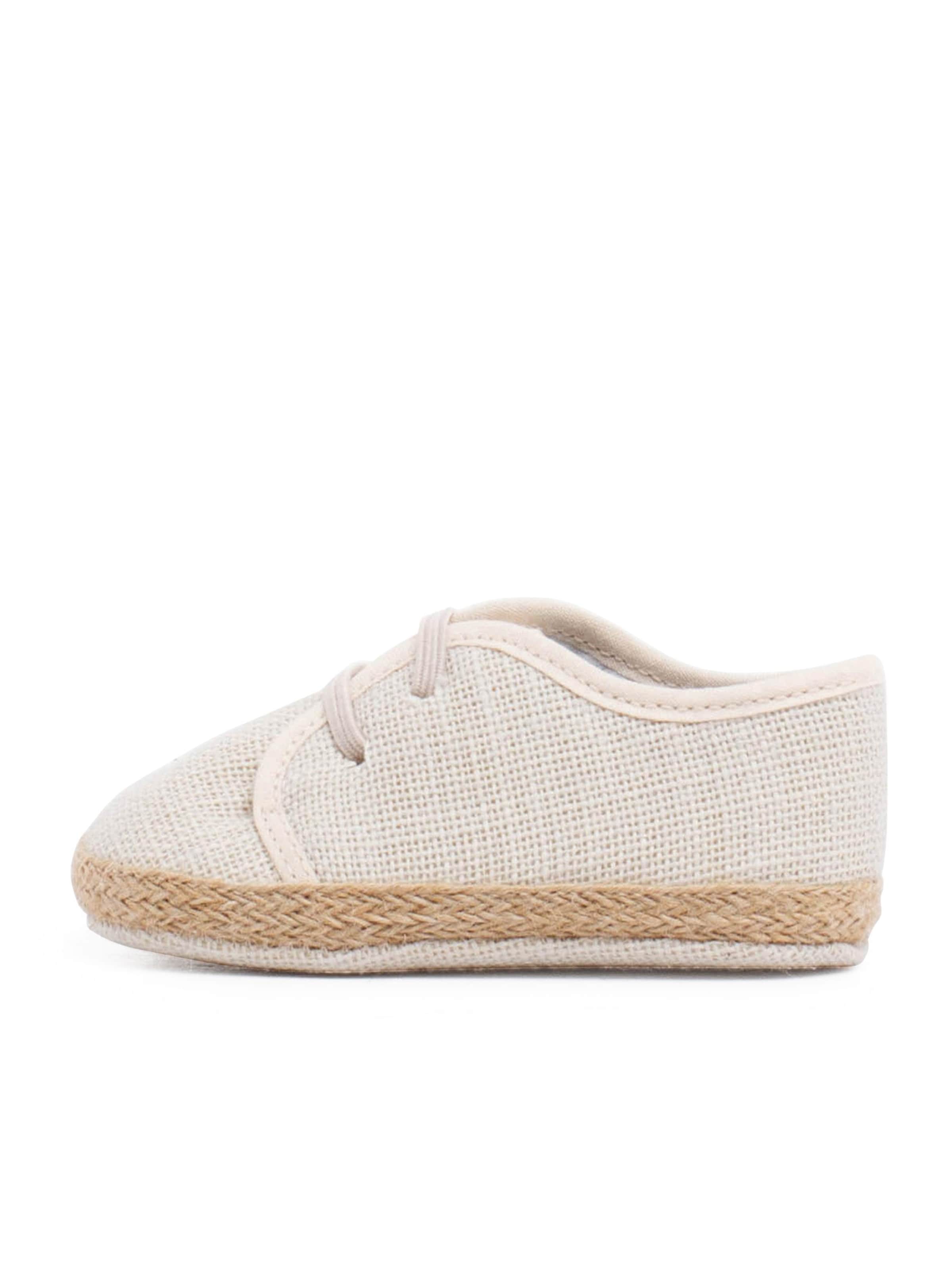 Scarpa bassa di Pisamonas in beige: frontale
