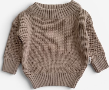 KURTI & FRIEDA Pullover 'Chunky Knit' in Braun: Vorderseite