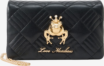 juoda Love Moschino Rankinė su ilgu dirželiu: priekis