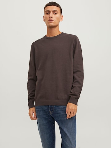 JACK & JONES Sweater in Brown: front