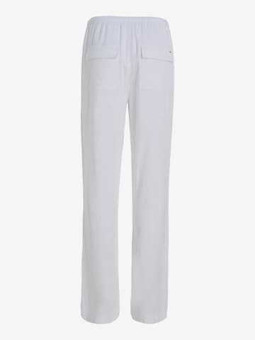 Loosefit Pantalon Tommy Jeans en blanc