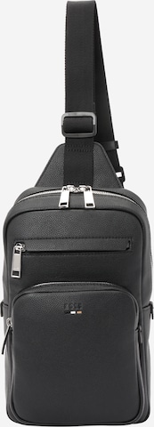 BOSS - Bolso de hombro 'Ray' en negro: frente