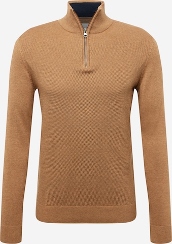 TOM TAILOR Sweater in Brown: front