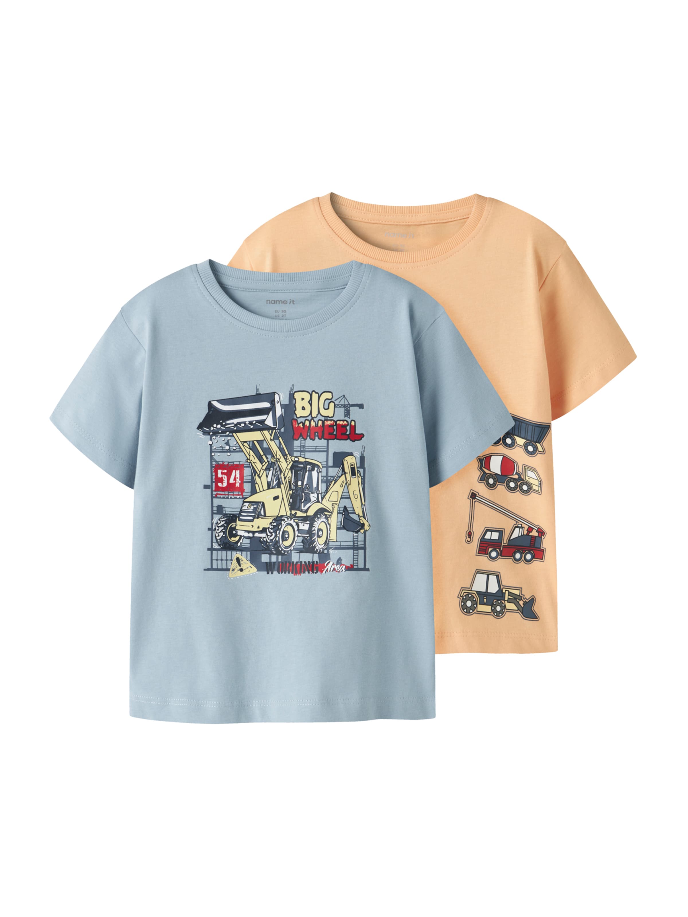 NAME IT Тениска 'NMMVAGNO' в синьо: отпред