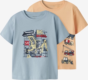 NAME IT Тениска 'NMMVAGNO' в синьо: отпред