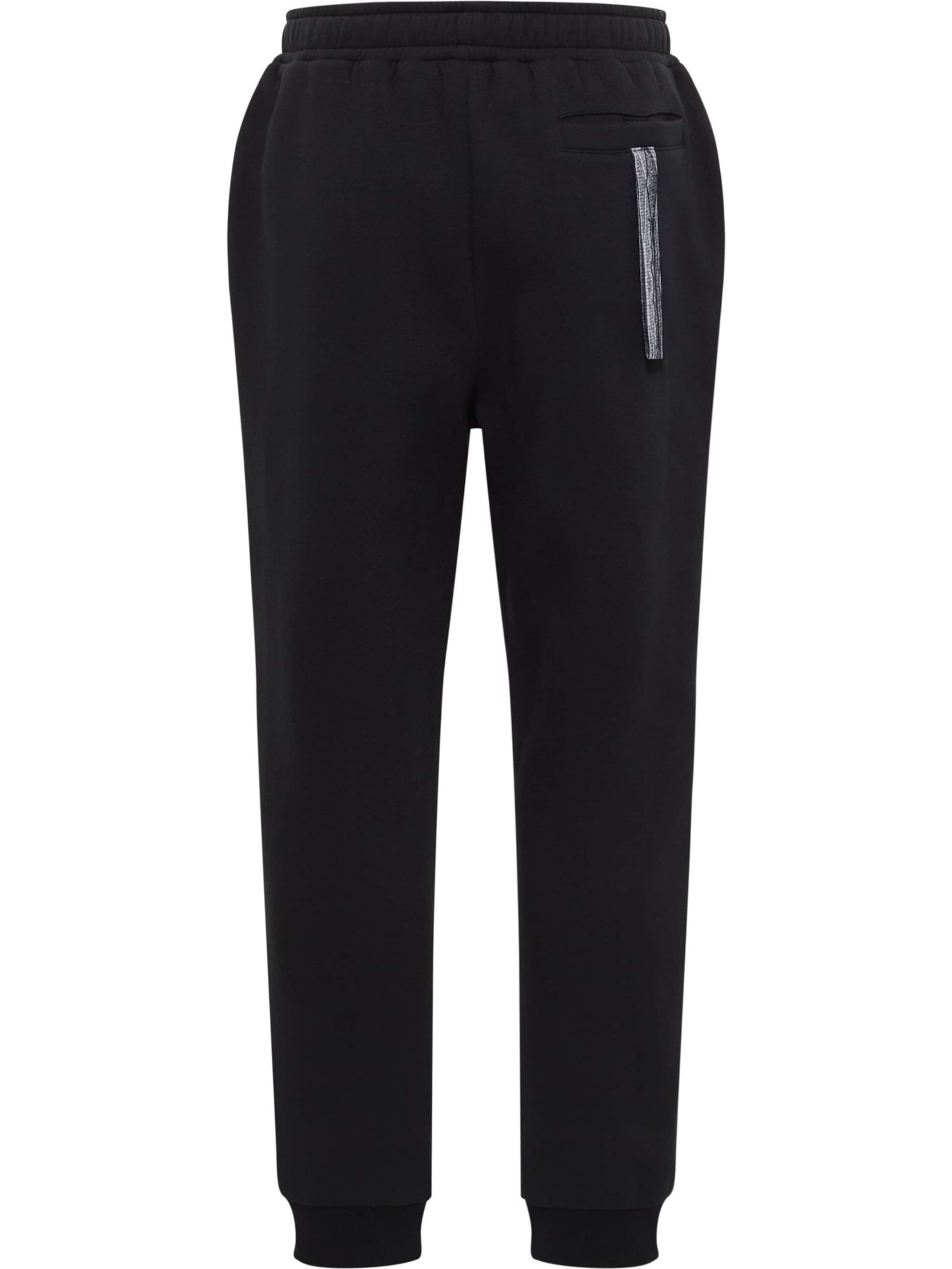 Effilé Pantalon 'Fabiano' Carlo Colucci en noir