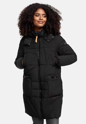 Cappotto invernale 'Bliblablubb 14' di NAVAHOO in nero: frontale