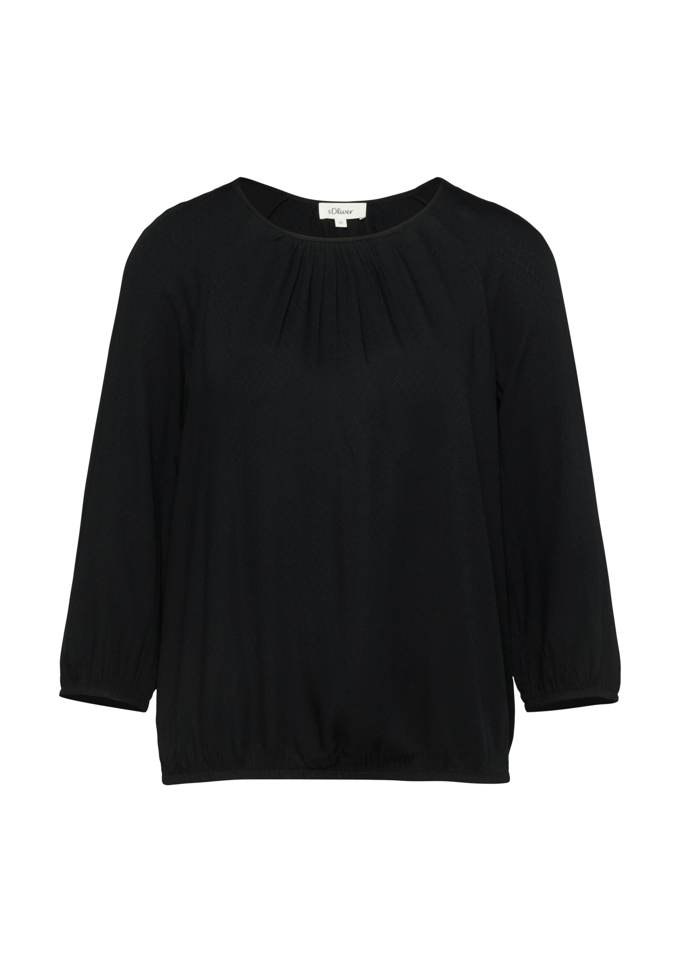 s.Oliver Blouse in Black: front