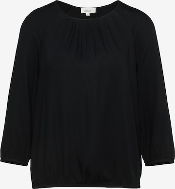 Chemisier s.Oliver en noir : devant