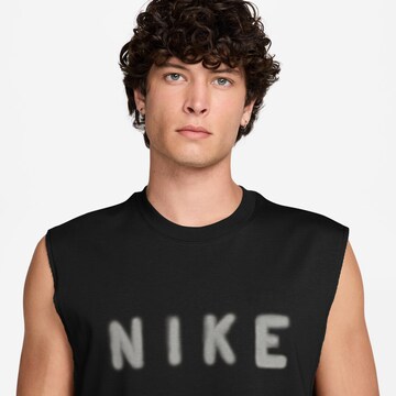 NIKE Funktionstank in Schwarz