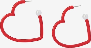 Boucles d'oreilles 'Love Spell' Betsey Johnson en rouge : devant