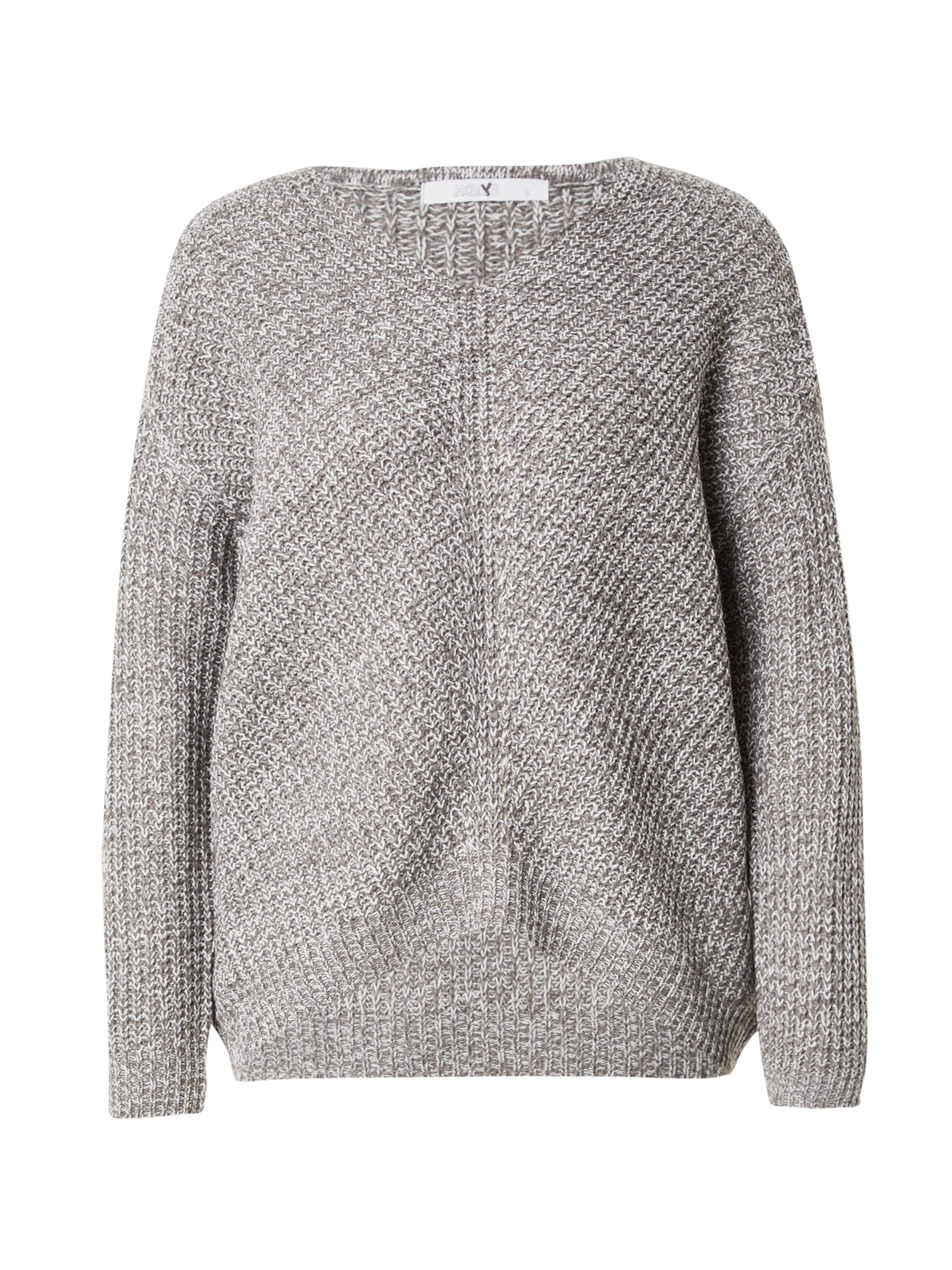 Hailys Pullover 'Pi44pa' in Grau: Vorderseite