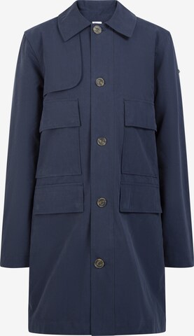 DreiMaster Vintage Between-Seasons Coat in Blue: front