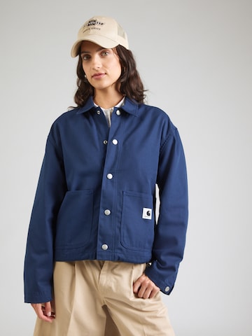 Geacă de primăvară-toamnă de la Carhartt WIP pe albastru: față
