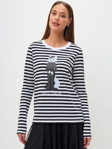 Cat e Lolette Shirt 'Drama Queen'‌‌‌‌‌‌‌‌‌ in Schwarz: Vorderseite
