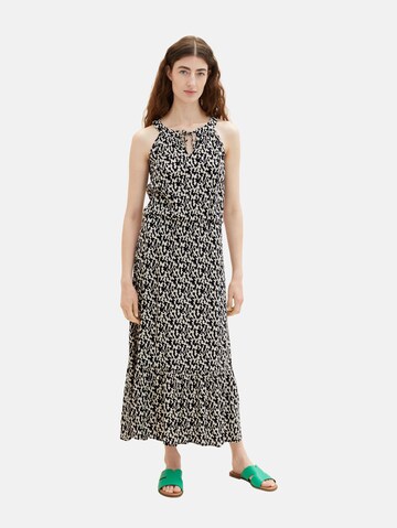 TOM TAILOR Summer dress in Black: front