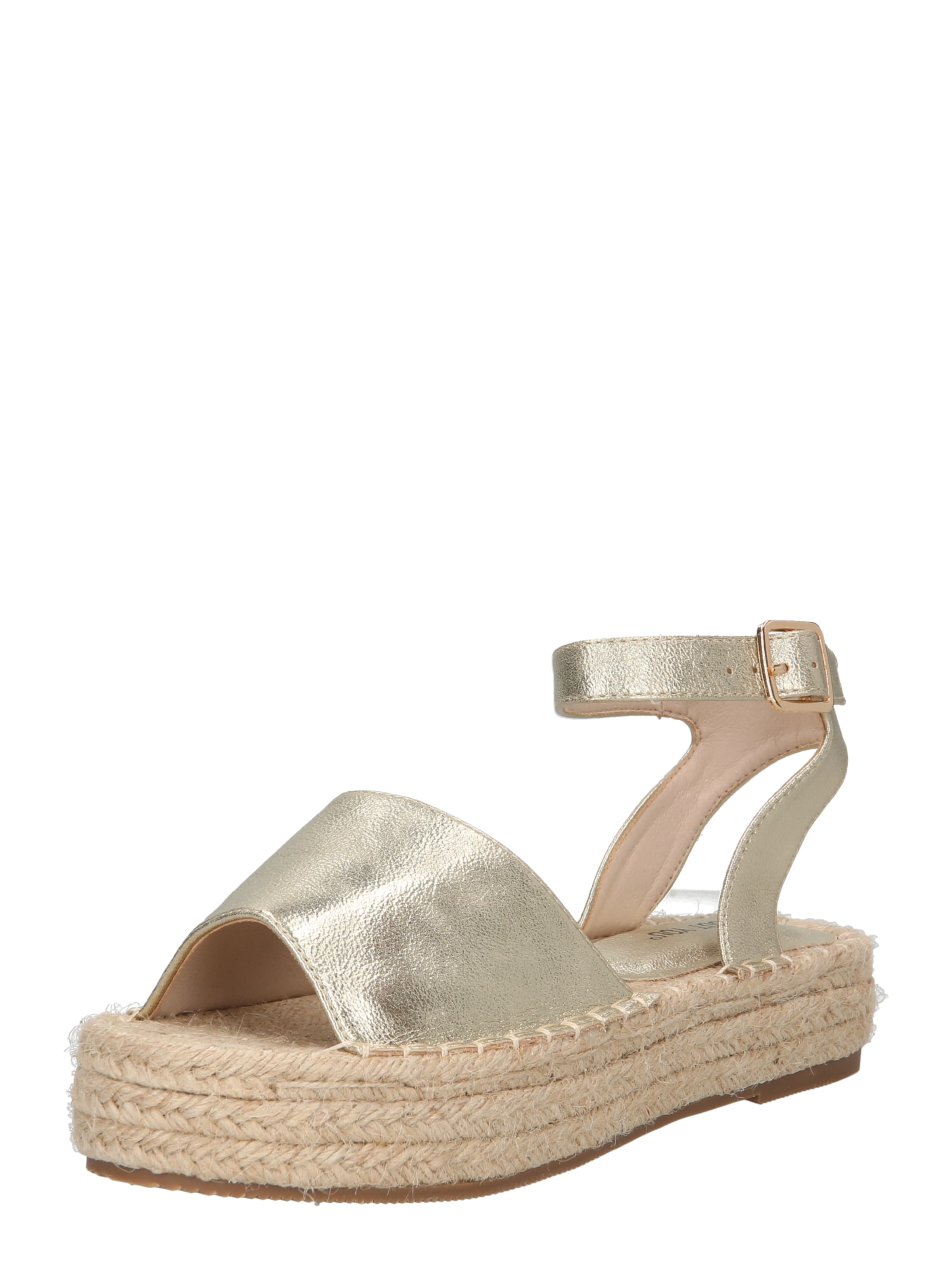 ABOUT YOU Босоножки в Золотой: спереди