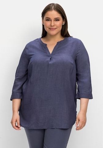 SHEEGO Tuniek in Blauw: voorkant