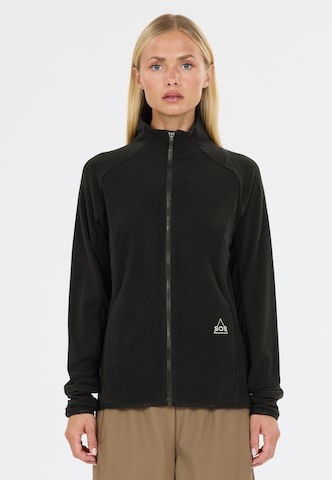 SOS Functionele fleece jas 'Bromo' in Zwart: voorkant