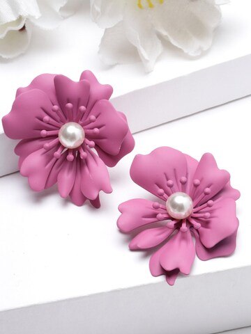 AVANT-GARDE PARIS Earrings 'Frejaette' in Pink