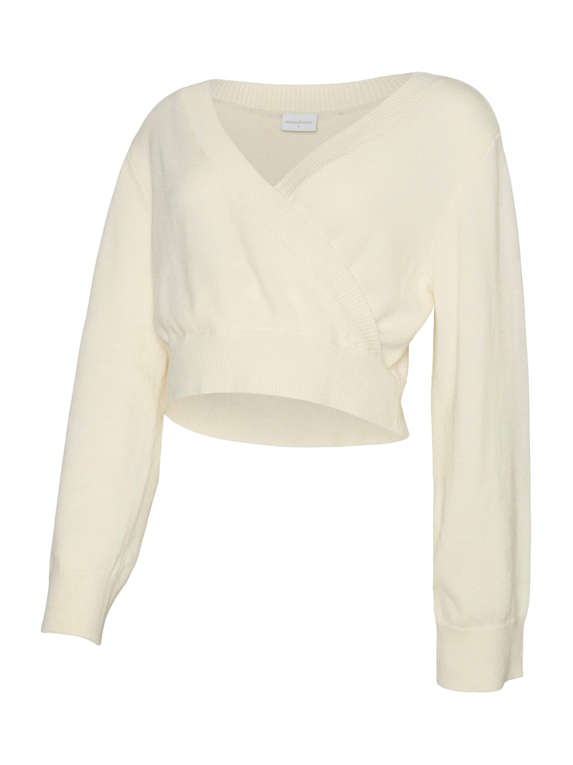 Pullover 'MLMIMMI TESS' di MAMALICIOUS in beige: frontale