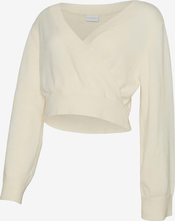 MAMALICIOUS - Jersey 'MLMIMMI TESS' en beige: frente