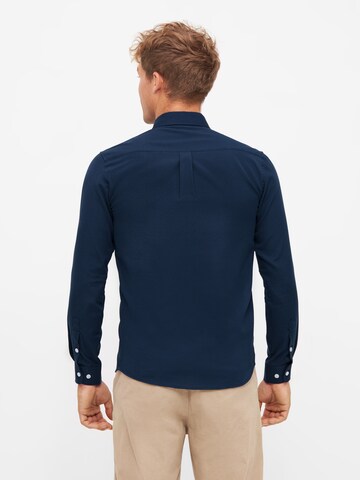 TOOche Regular Fit Hemd 'Ocean' in Blau