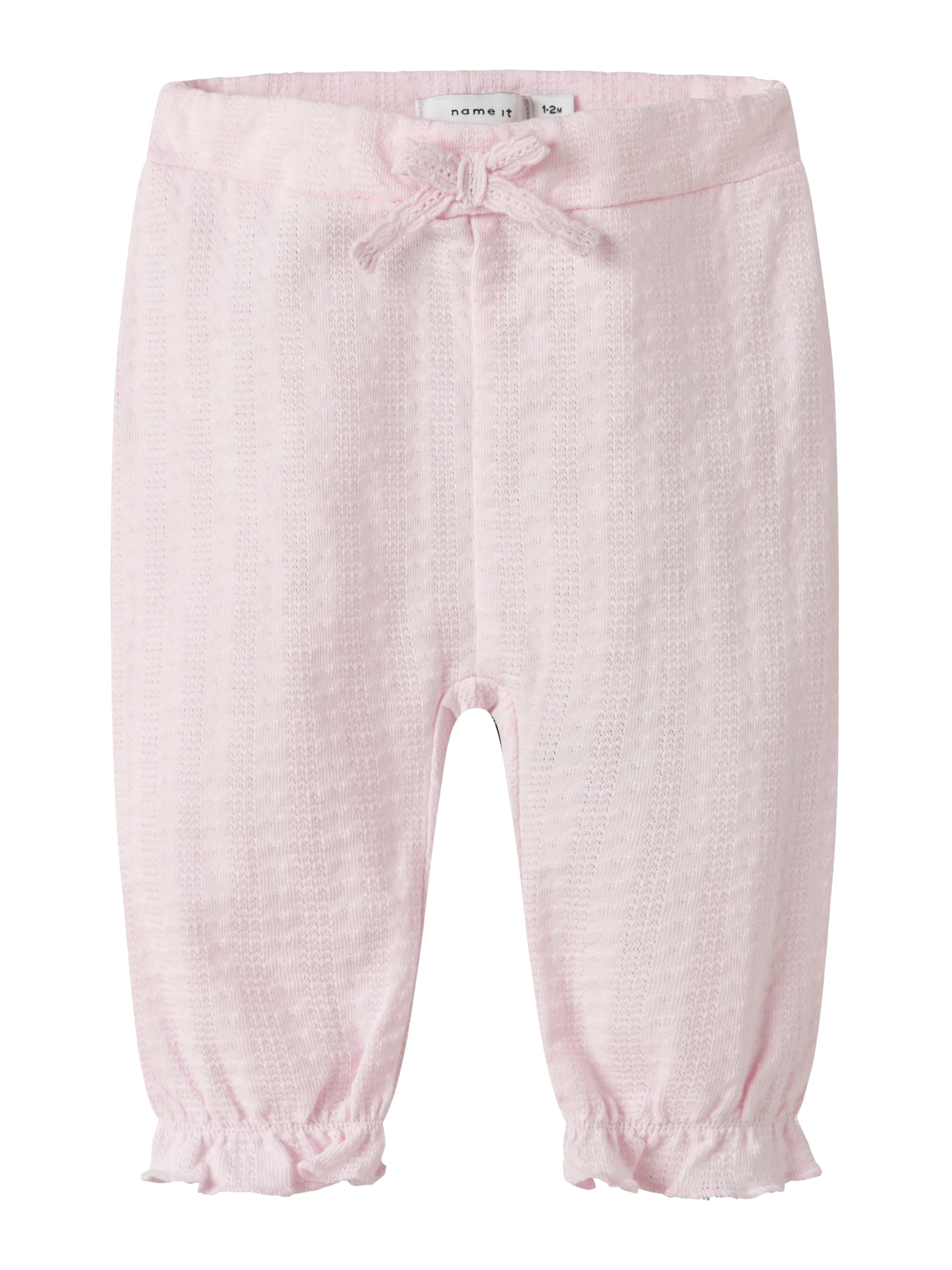 NAME ITTapered Hlače 'NBFFREE' - roza boja: prednji dio