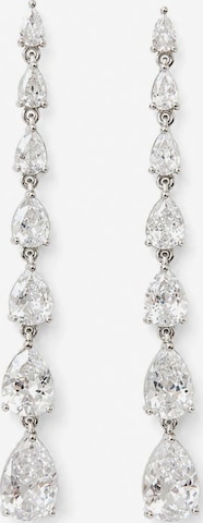 Boucles d'oreilles 'Ella' Sally Jane Bridal en argent : devant