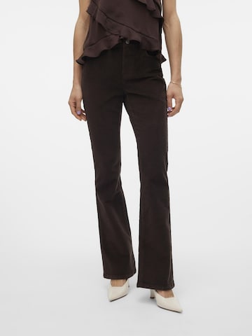 évasé Jean 'VMFLASH' VERO MODA en marron : devant