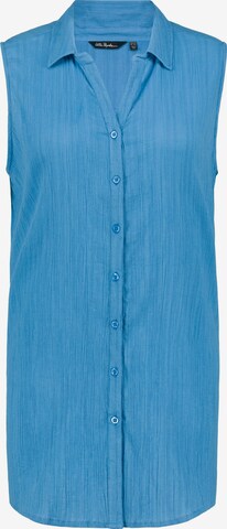 Ulla Popken Blouse in Blauw: voorkant