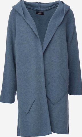 Zwillingsherz Fleece Jacket in Blue: front