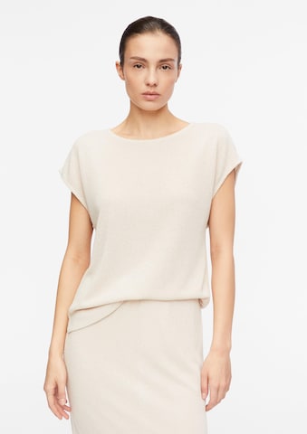 Pull-over COMMA en beige : devant